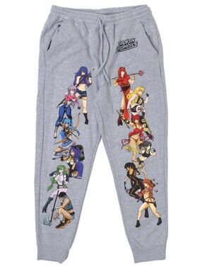 Broken Promise Gray Graphic Jogger Sweatpants